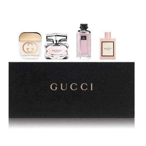 gucci womens 4 piece mini set 5ml|macy's Gucci gift set.